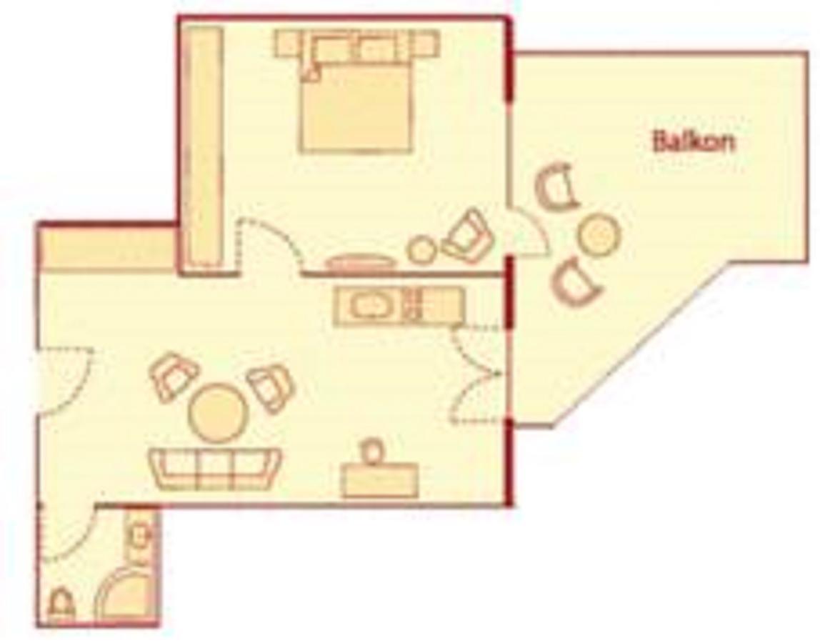 Suite mit Blick ins Landesinnere